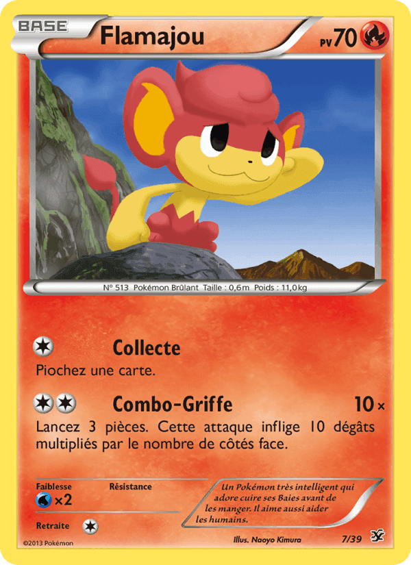 Flamajou, carta 7 de Bienvenue à Kalos