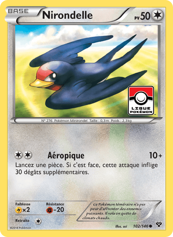 Nirondelle, card 102 from XY