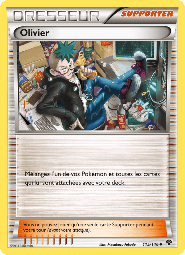 Olivier, carte 115 de XY