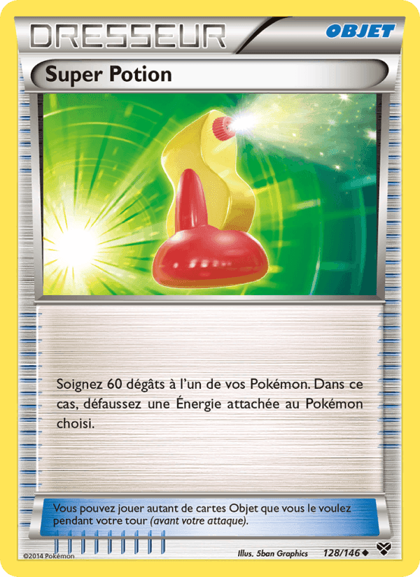 Super Potion, carte 128 de XY
