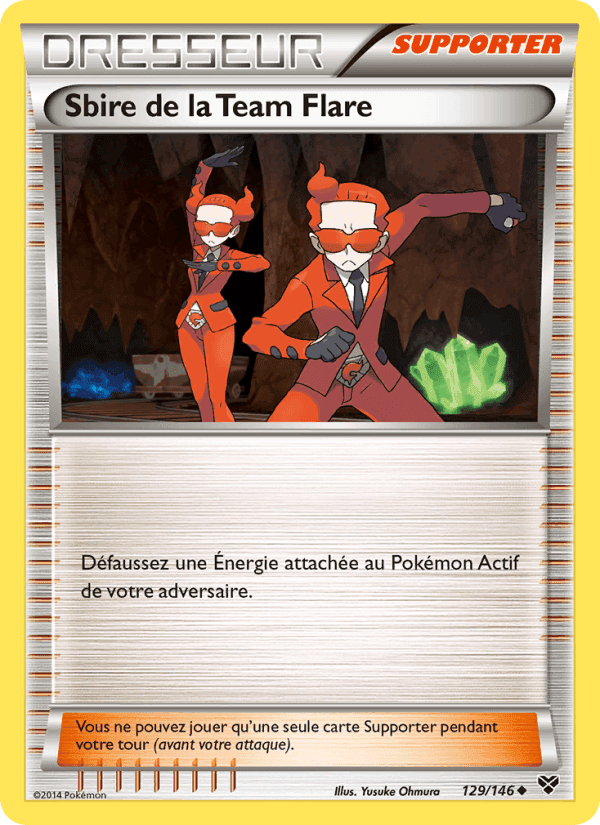 Sbire de la Team Flare, carta 129 di XY