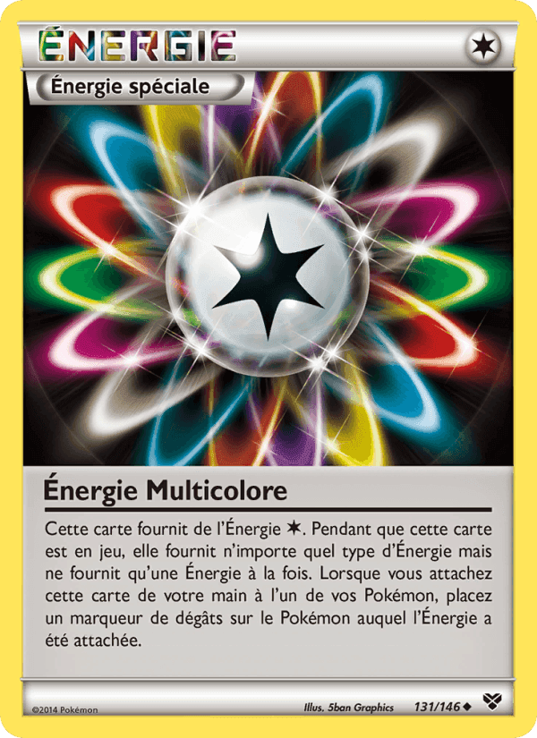 Énergie Multicolore, carte 131 de XY