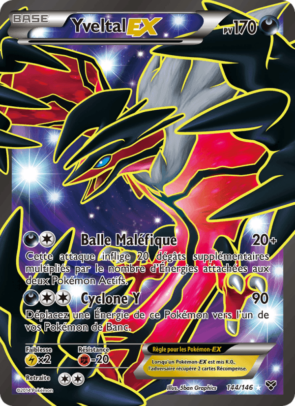Yveltal EX, carte 144 de XY