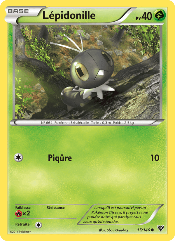 Lépidonille, carta 15 de XY