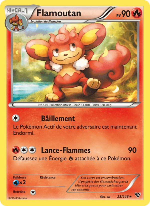 Flamoutan, carte 23 de XY