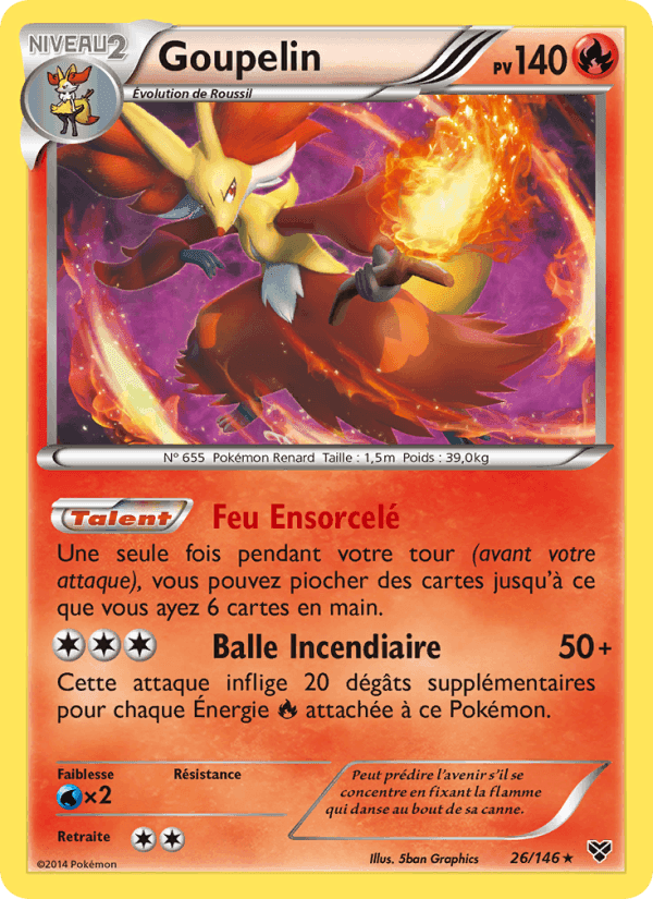Goupelin, card 26 from XY