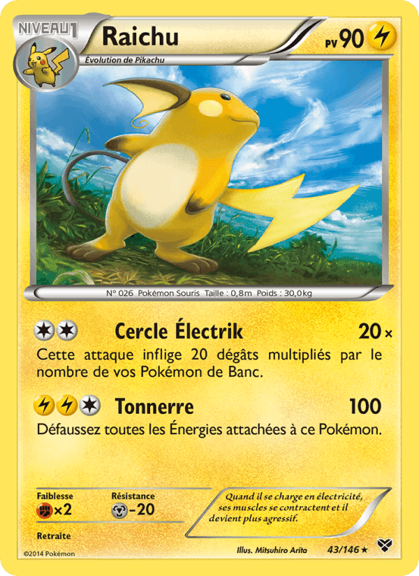 XY の 43 番、Raichu