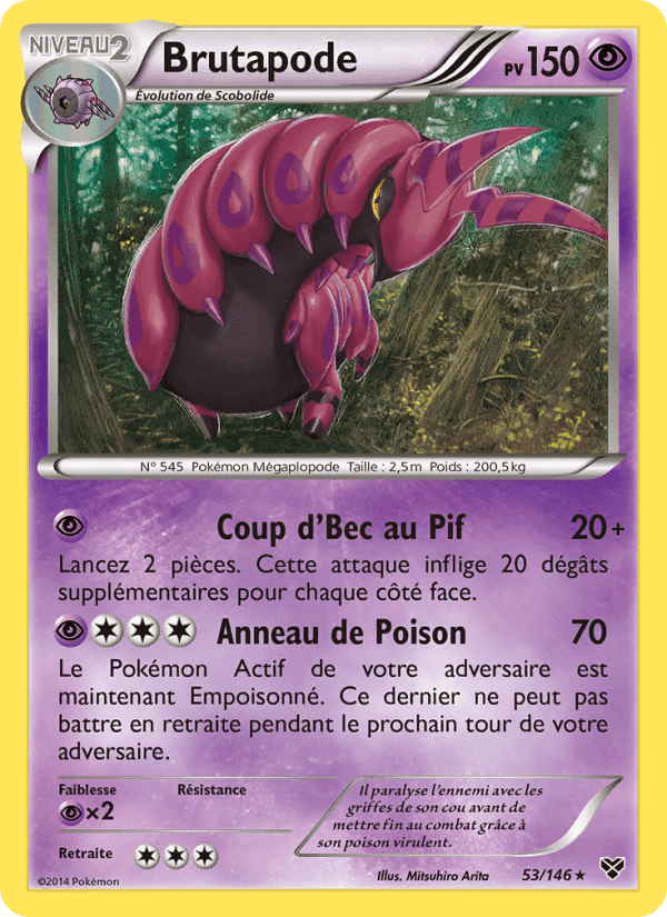 Brutapode, card 53 from XY