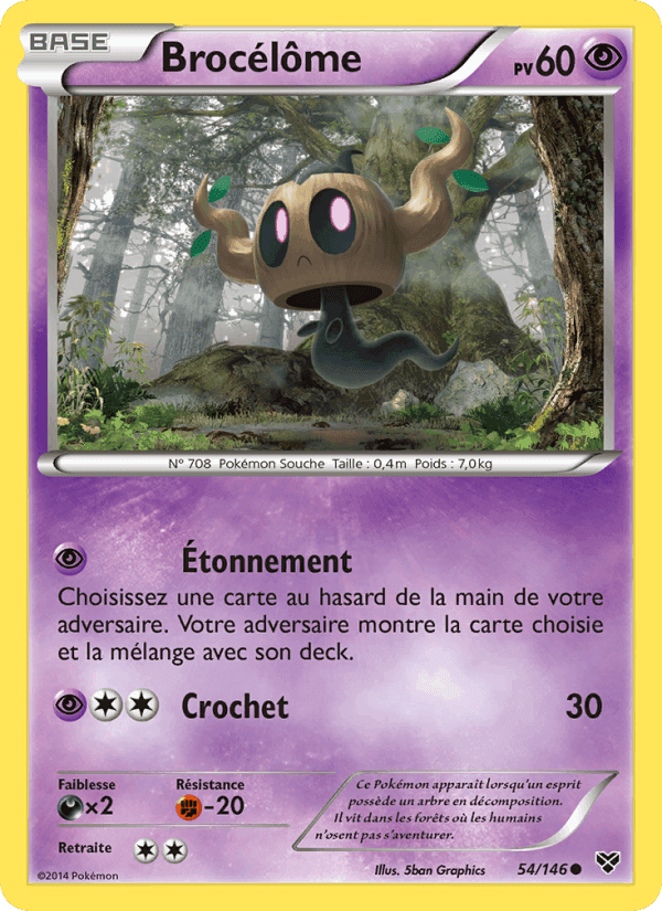 Brocélôme, carta 54 de XY