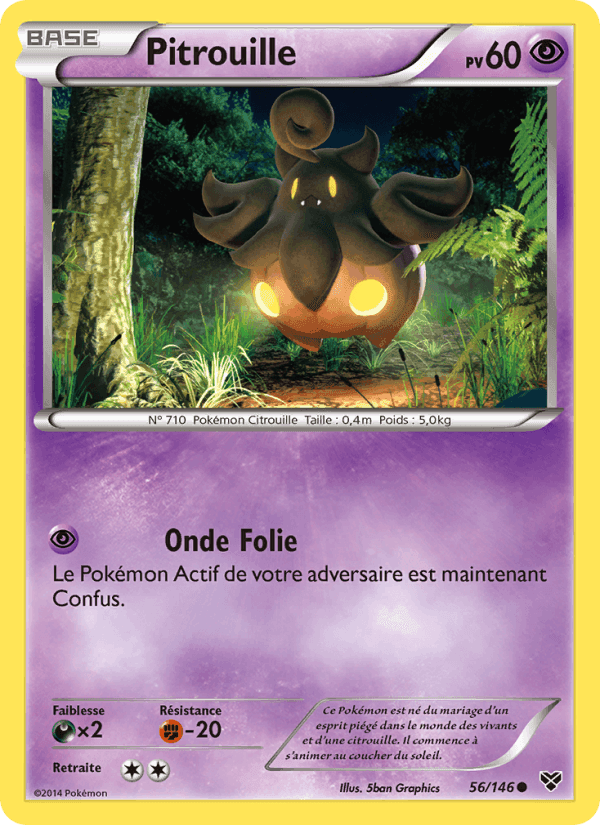 Pitrouille, carte 56 de XY