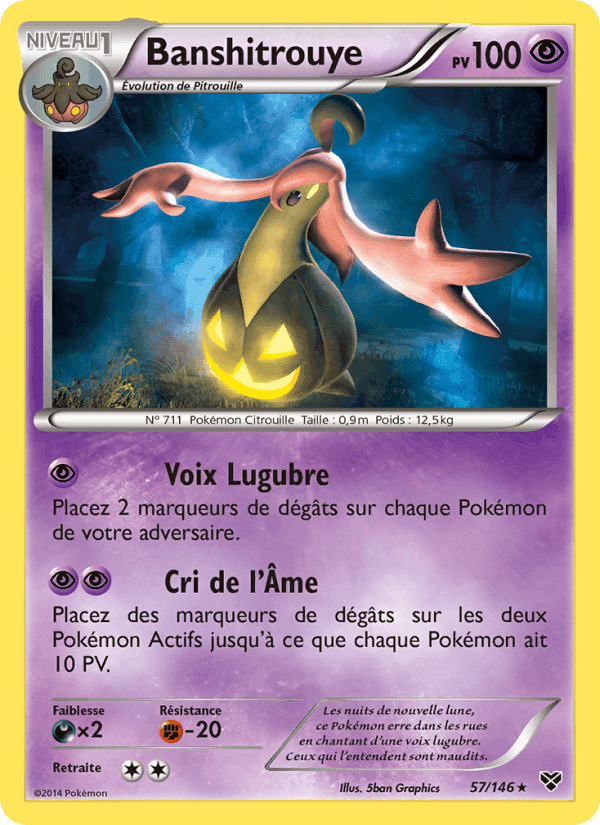 Banshitrouye, carta 57 di XY