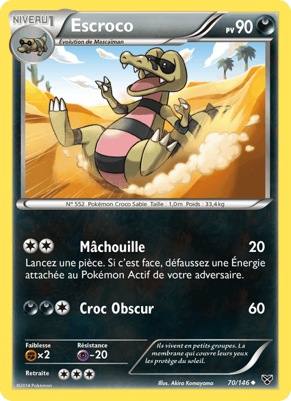 Escroco, carte 70 de XY