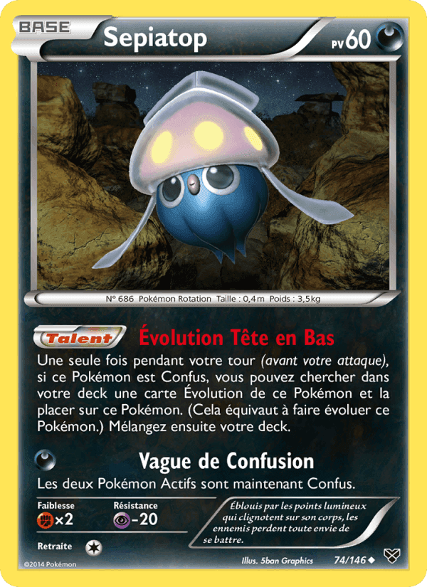 Sepiatop, carta 74 di XY