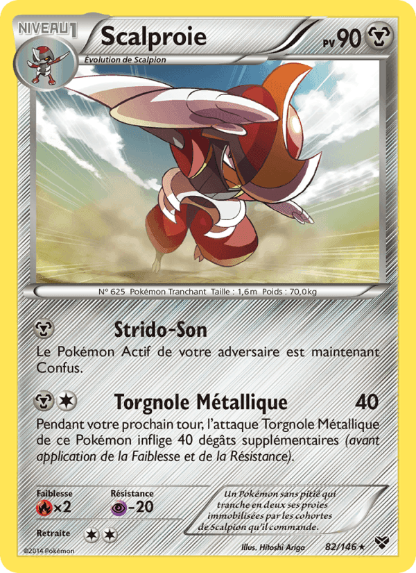 Scalproie, carte 82 de XY