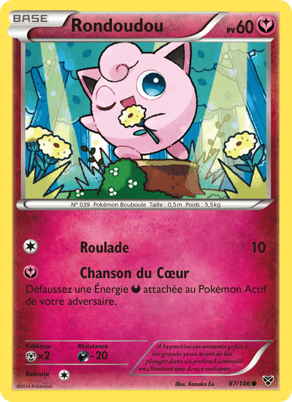 Rondoudou, carte 87 de XY