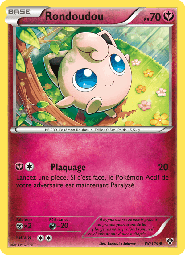 Rondoudou, carte 88 de XY