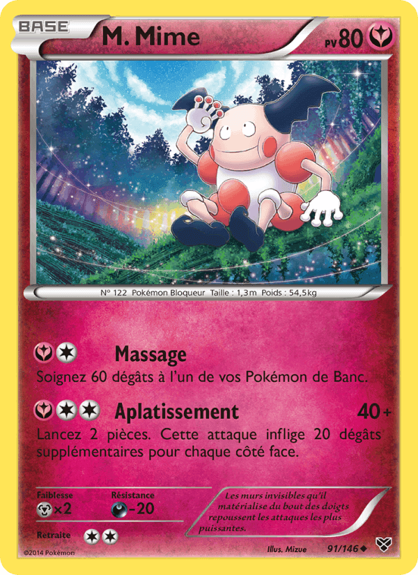 M. Mime, carte 91 de XY