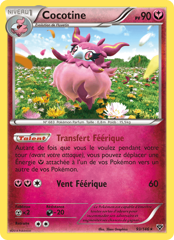 Cocotine, carte 93 de XY