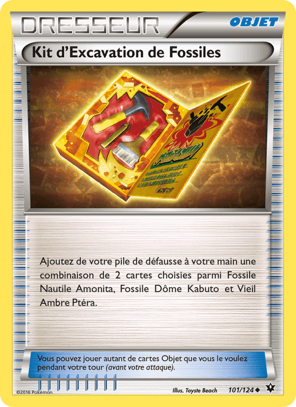 Kit d'Excavation de Fossiles, card 101 from Impact des Destins