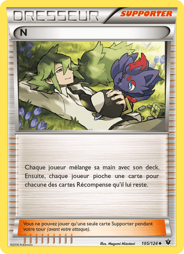 N, carte 105 de Impact des Destins