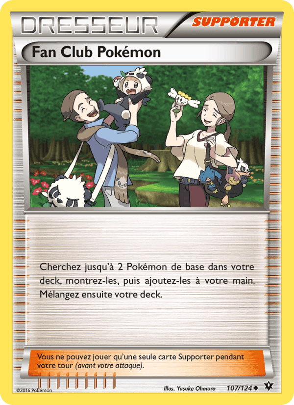 Fan Club Pokémon, carte 107 de Impact des Destins