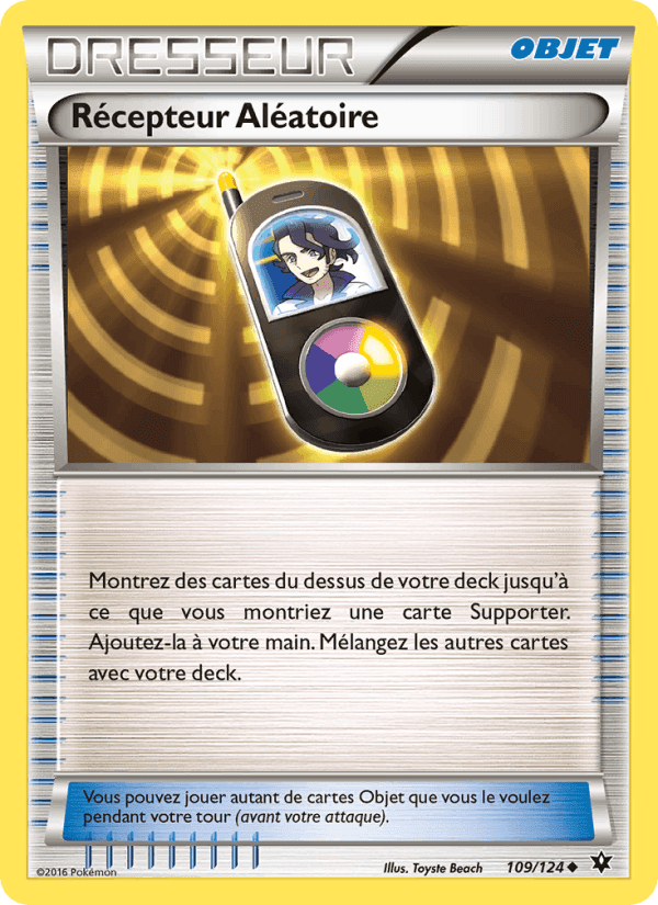 Récepteur Aléatoire, carte 109 de Impact des Destins