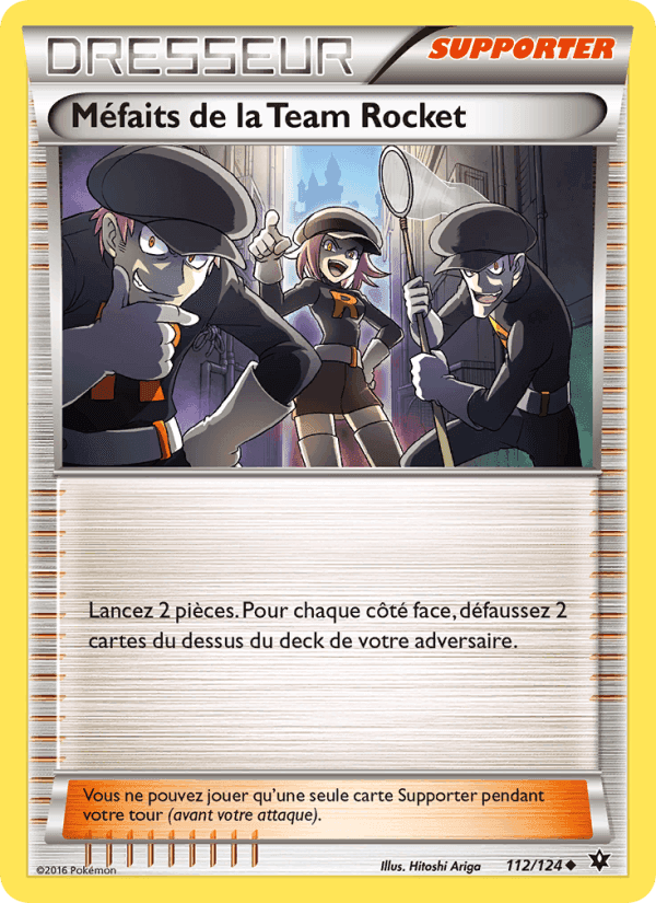 Méfaits de la Team Rocket, card 112 from Impact des Destins