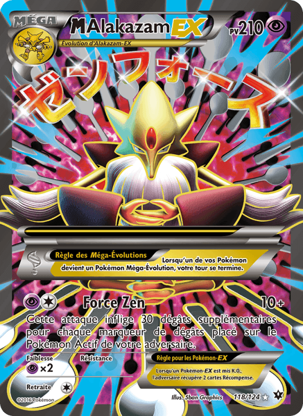 M-Alakazam EX, carte 118 de Impact des Destins