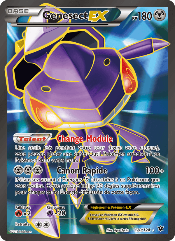 Genesect EX, card 120 from Impact des Destins