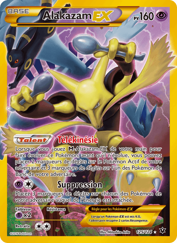 Alakazam EX, card 125 from Impact des Destins