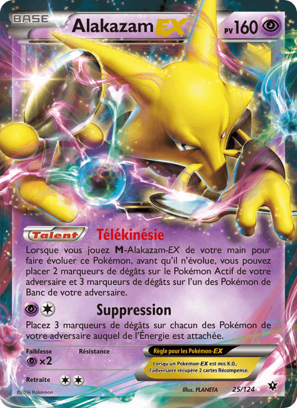 Alakazam EX, carte 25 de Impact des Destins