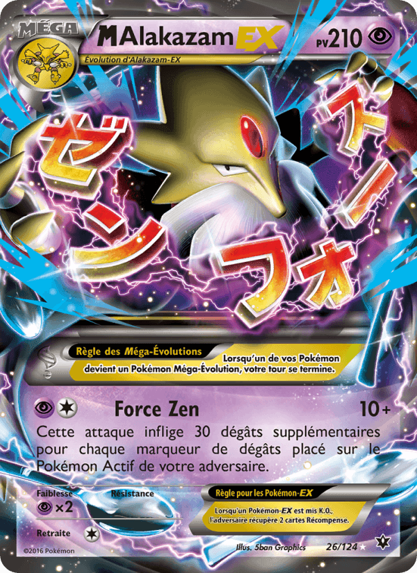 M-Alakazam EX, carte 26 de Impact des Destins
