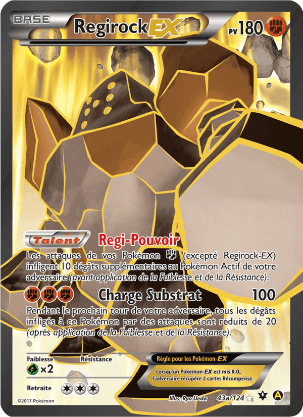 Regirock EX, carta 43a di Impact des Destins
