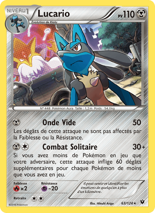 Lucario, carte 63 de Impact des Destins
