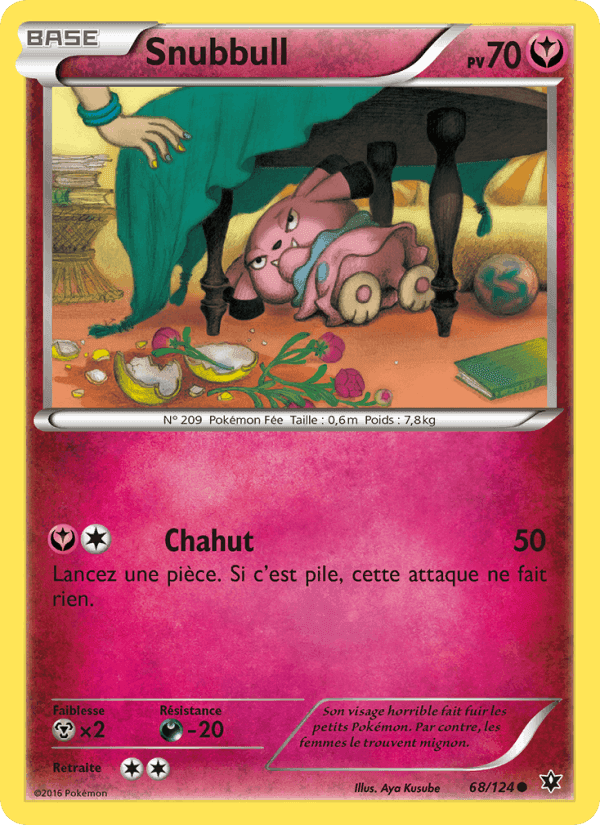 Snubbull, carte 68 de Impact des Destins