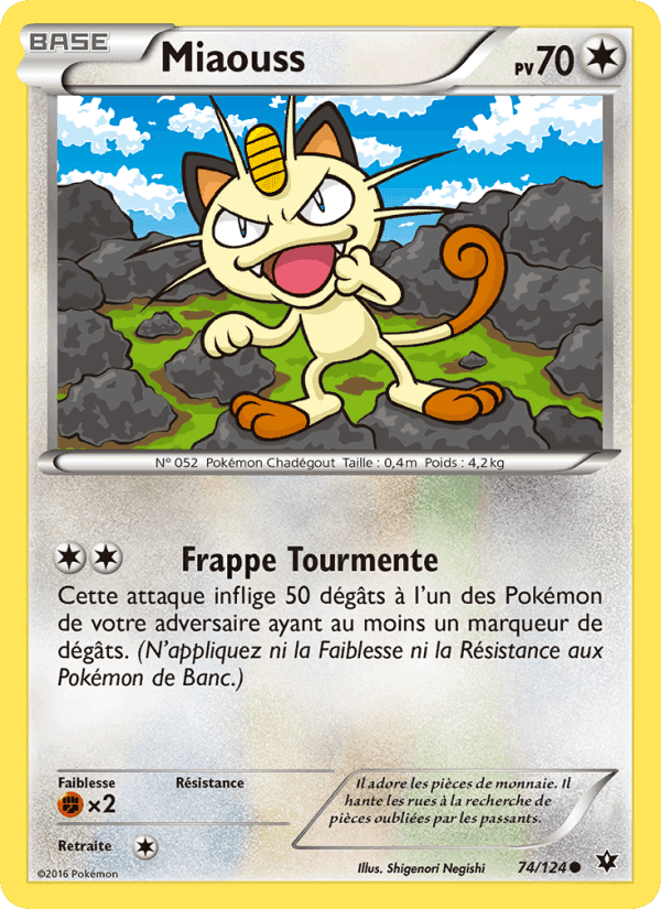 Miaouss, carte 74 de Impact des Destins