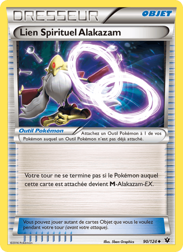 Lien Spirituel Alakazam, carte 90 de Impact des Destins