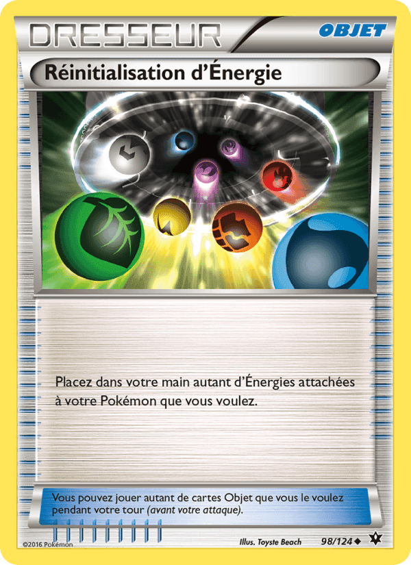 Réinitialisation d'Énergie, carte 98 de Impact des Destins