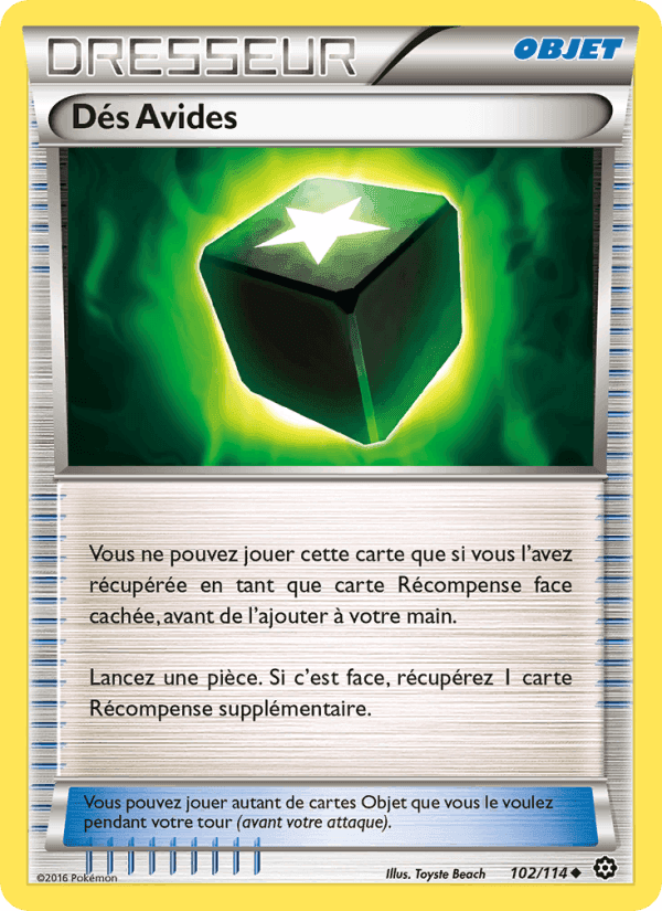 Dés Avides, carte 102 de Offensive Vapeur