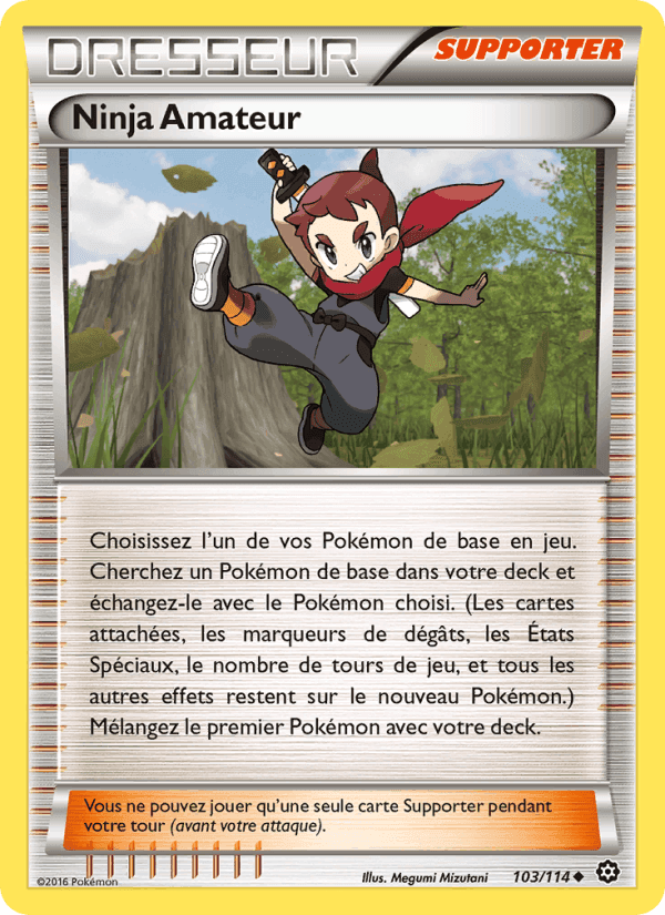 Ninja Amateur, carte 103 de Offensive Vapeur