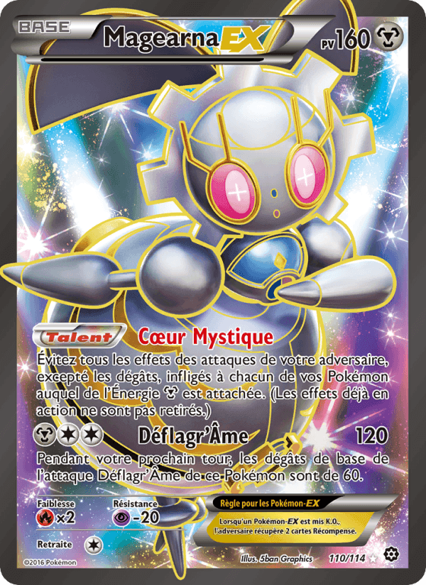 Magearna EX, carte 110 de Offensive Vapeur