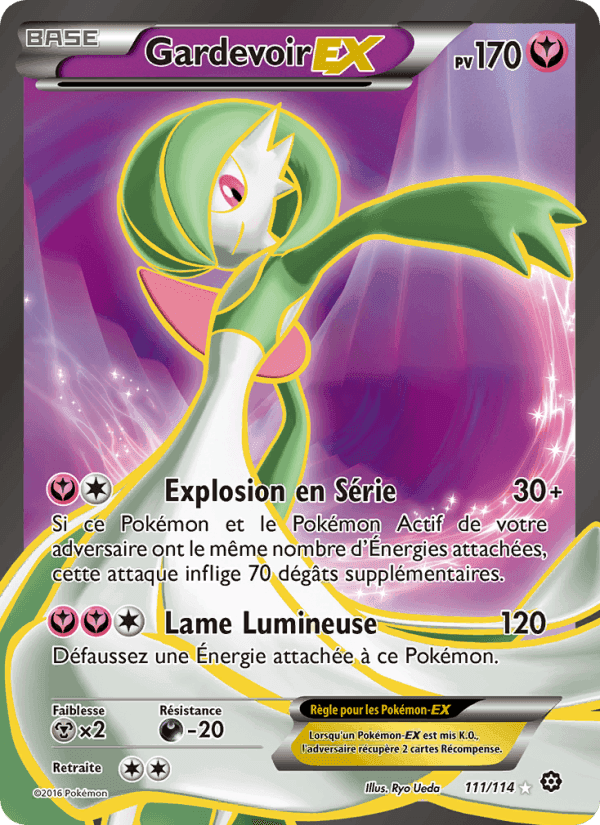 Gardevoir EX, card 111 from Offensive Vapeur
