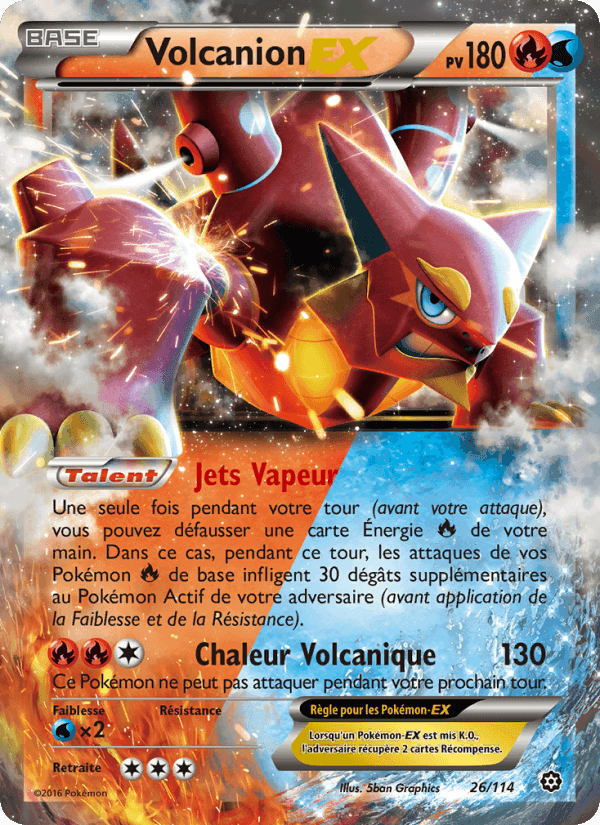 Volcanion EX, carta 26 di Offensive Vapeur
