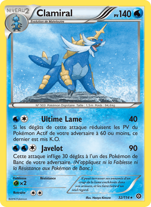 Clamiral, card 32 from Offensive Vapeur