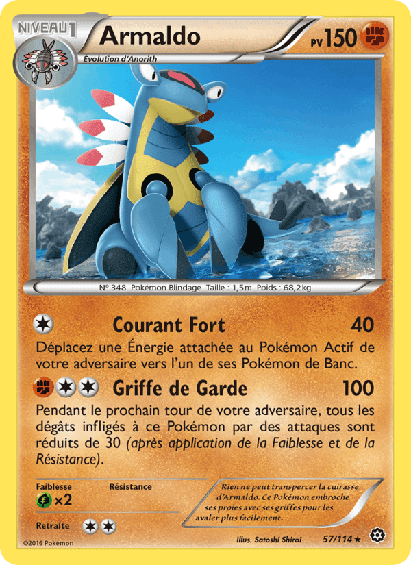 Armaldo, carte 57 de Offensive Vapeur
