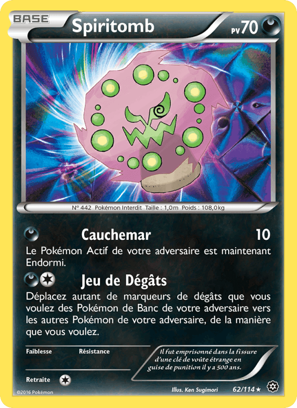Spiritomb, carte 62 de Offensive Vapeur