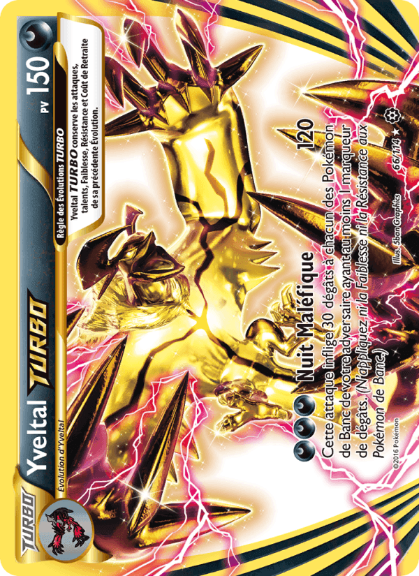 Yveltal TURBO, carte 66 de Offensive Vapeur