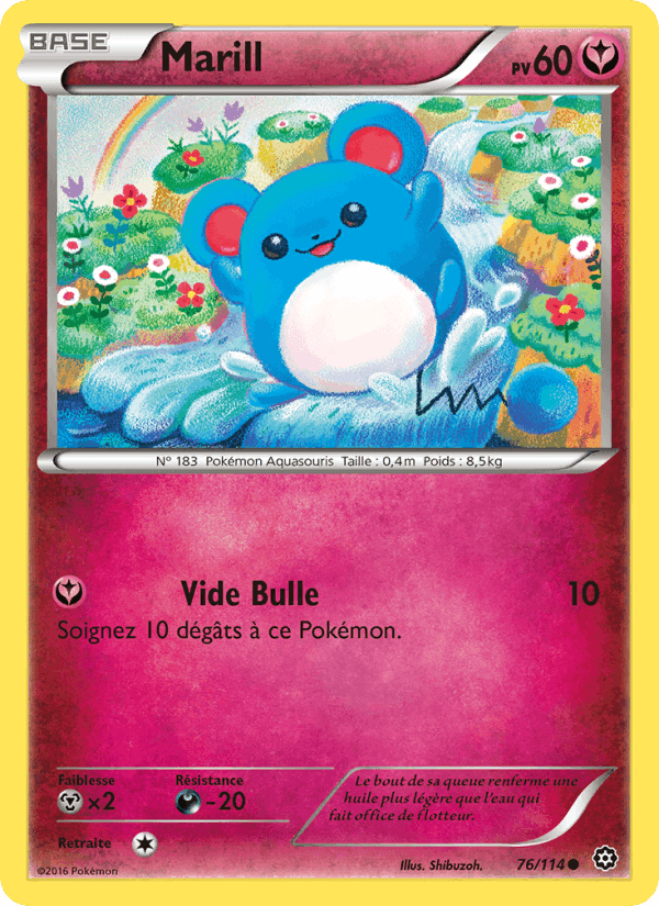 Marill, carte 76 de Offensive Vapeur