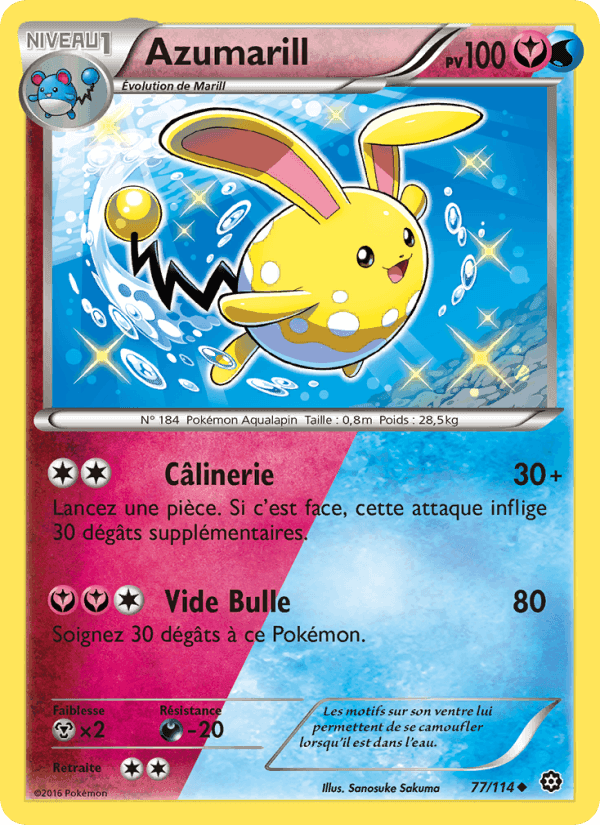 Azumarill, card 77 from Offensive Vapeur