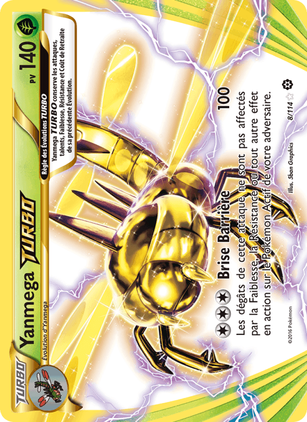 Yanmega TURBO, card 8 from Offensive Vapeur